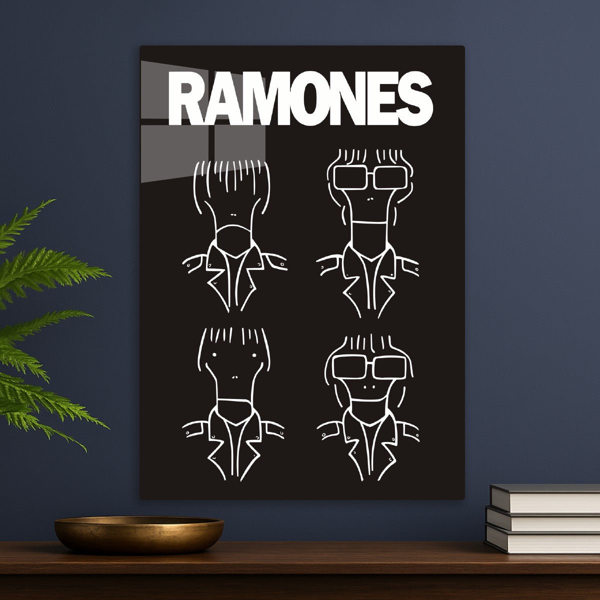 Ramones Band Minimalist Art
