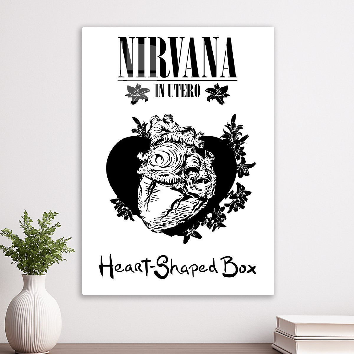 Nirvana In Utero Heart-Shaped 