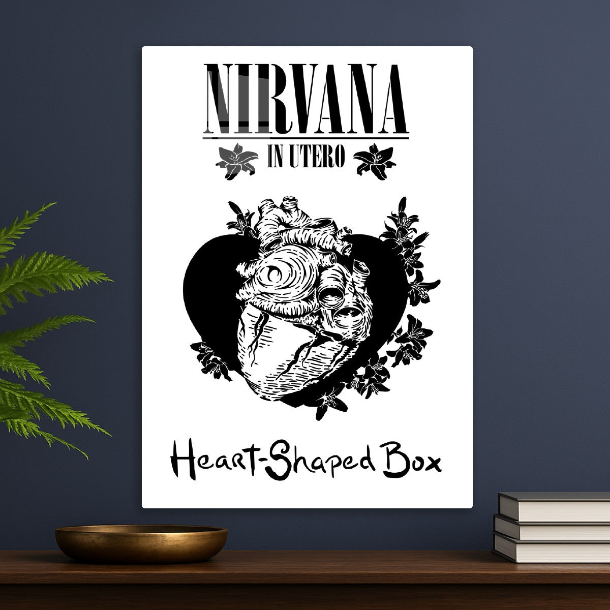 Nirvana In Utero Heart-Shaped 
