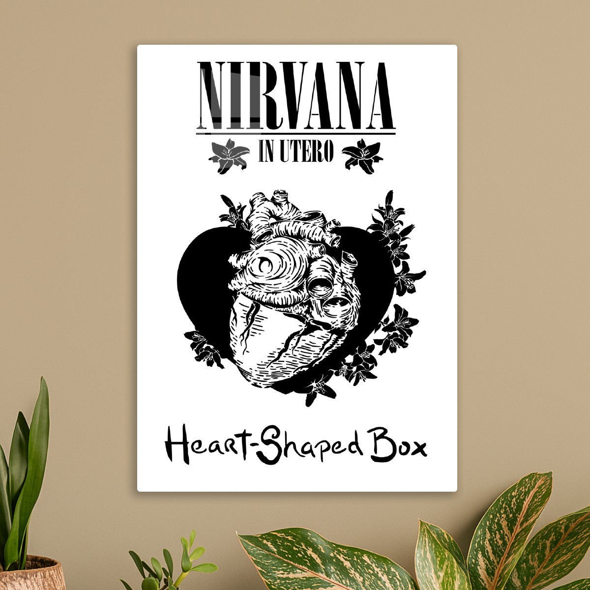 Nirvana In Utero Heart-Shaped 