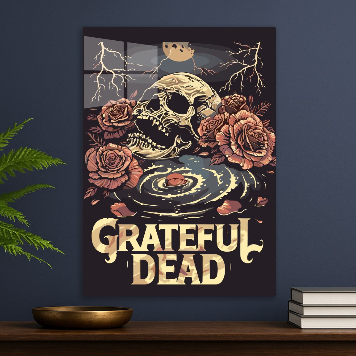 Grateful Dead Skull Roses