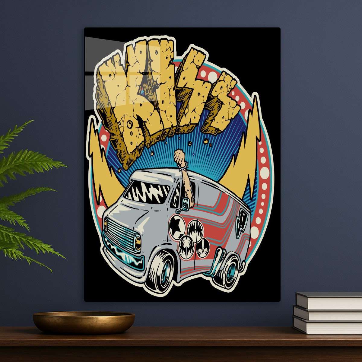 KISS Band Van Illustration