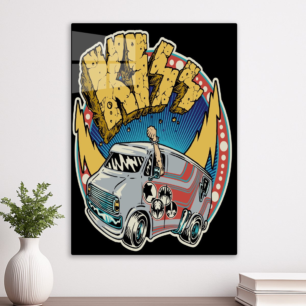 KISS Band Van Illustration