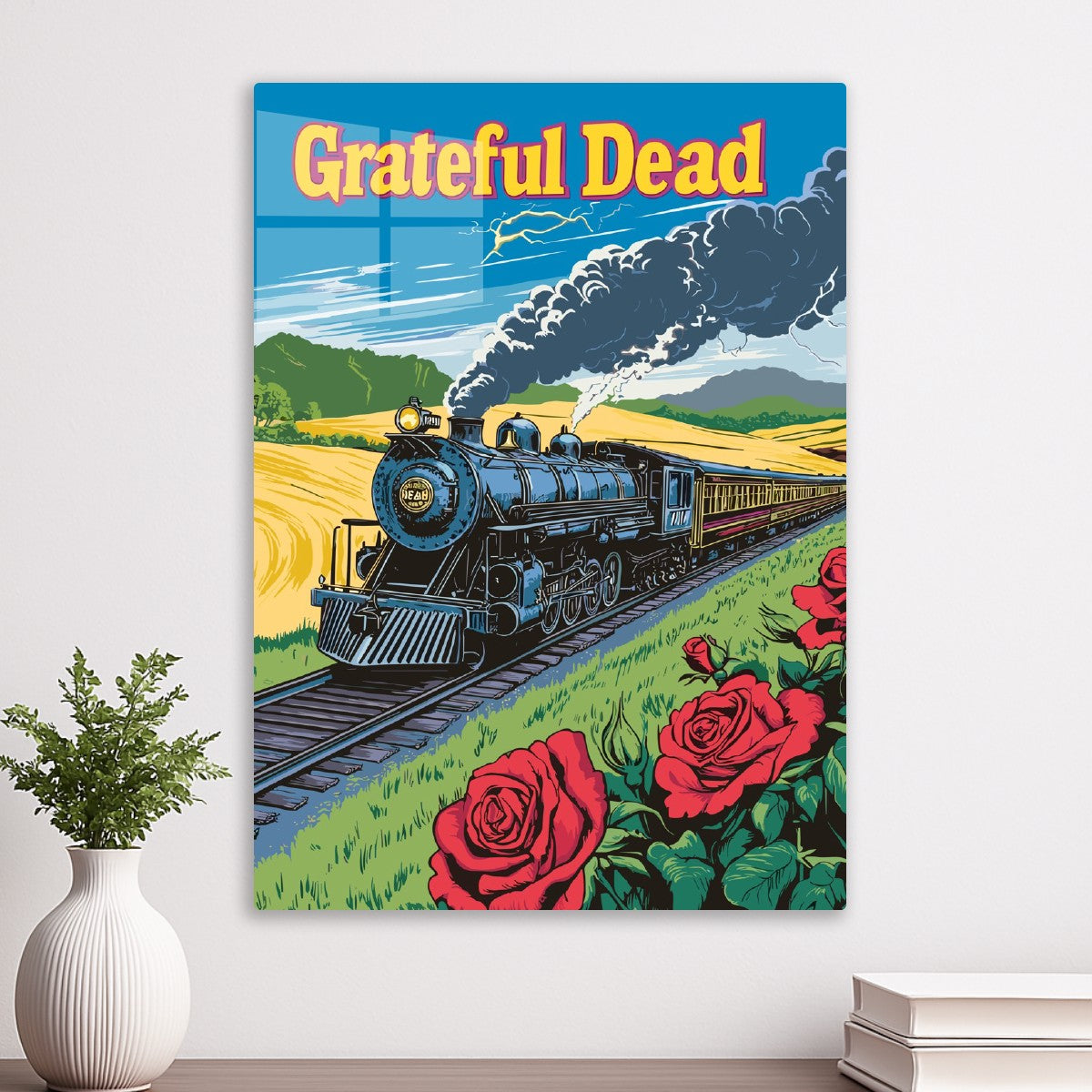 Grateful Dead Train Art
