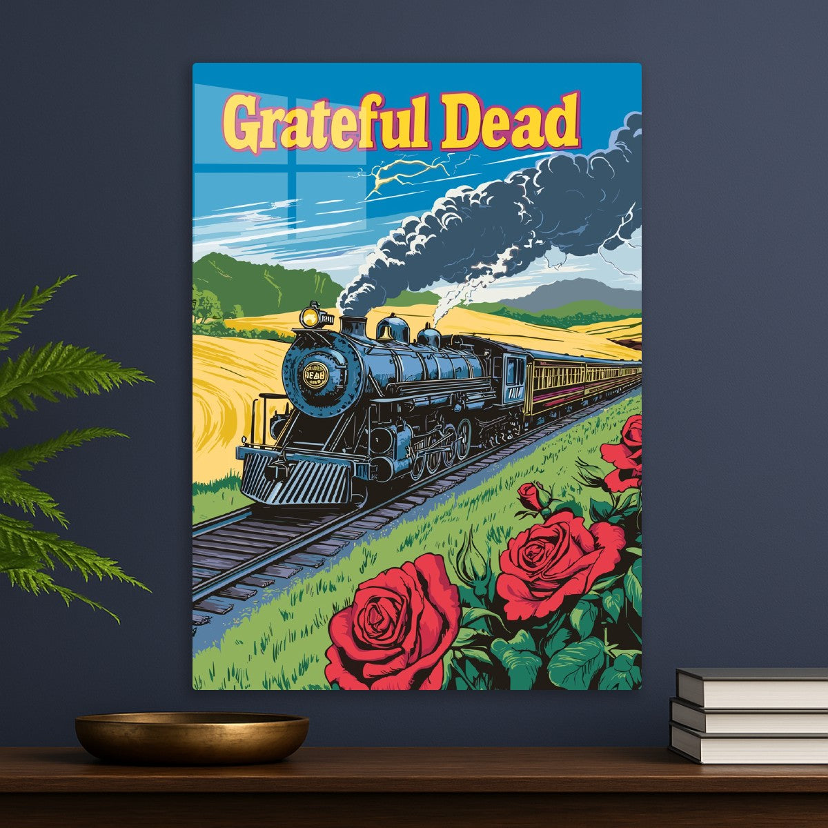 Grateful Dead Train Art