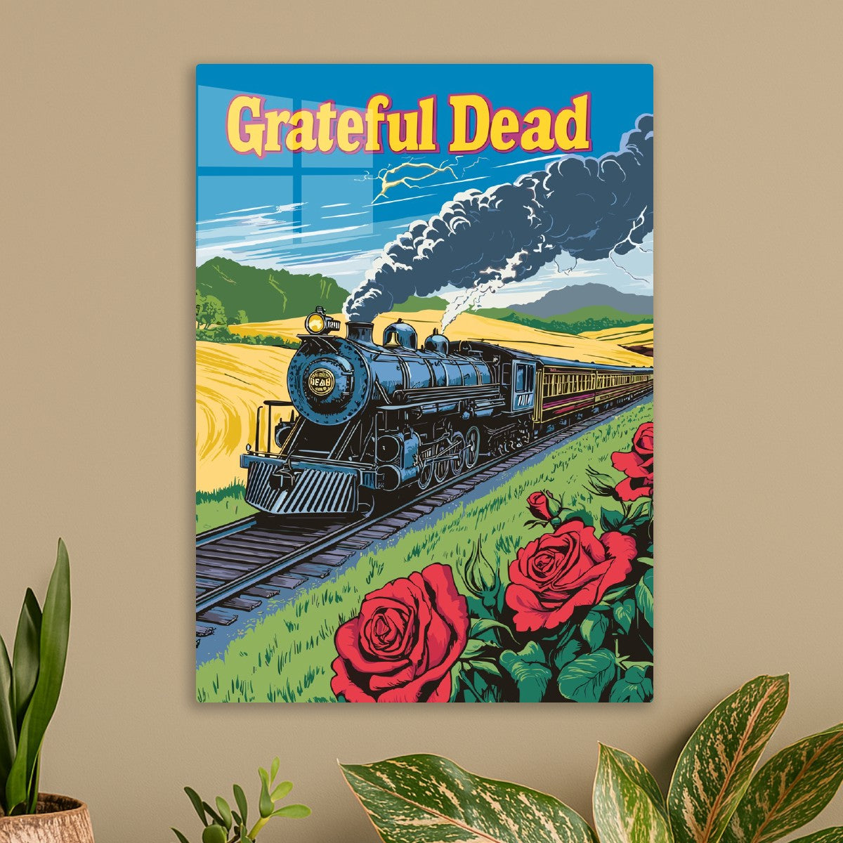 Grateful Dead Train Art