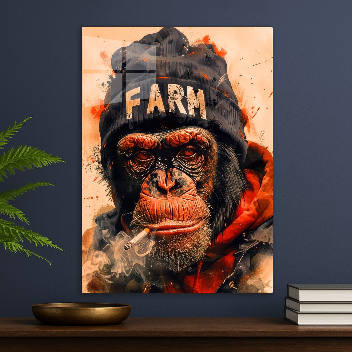 smoking monkey