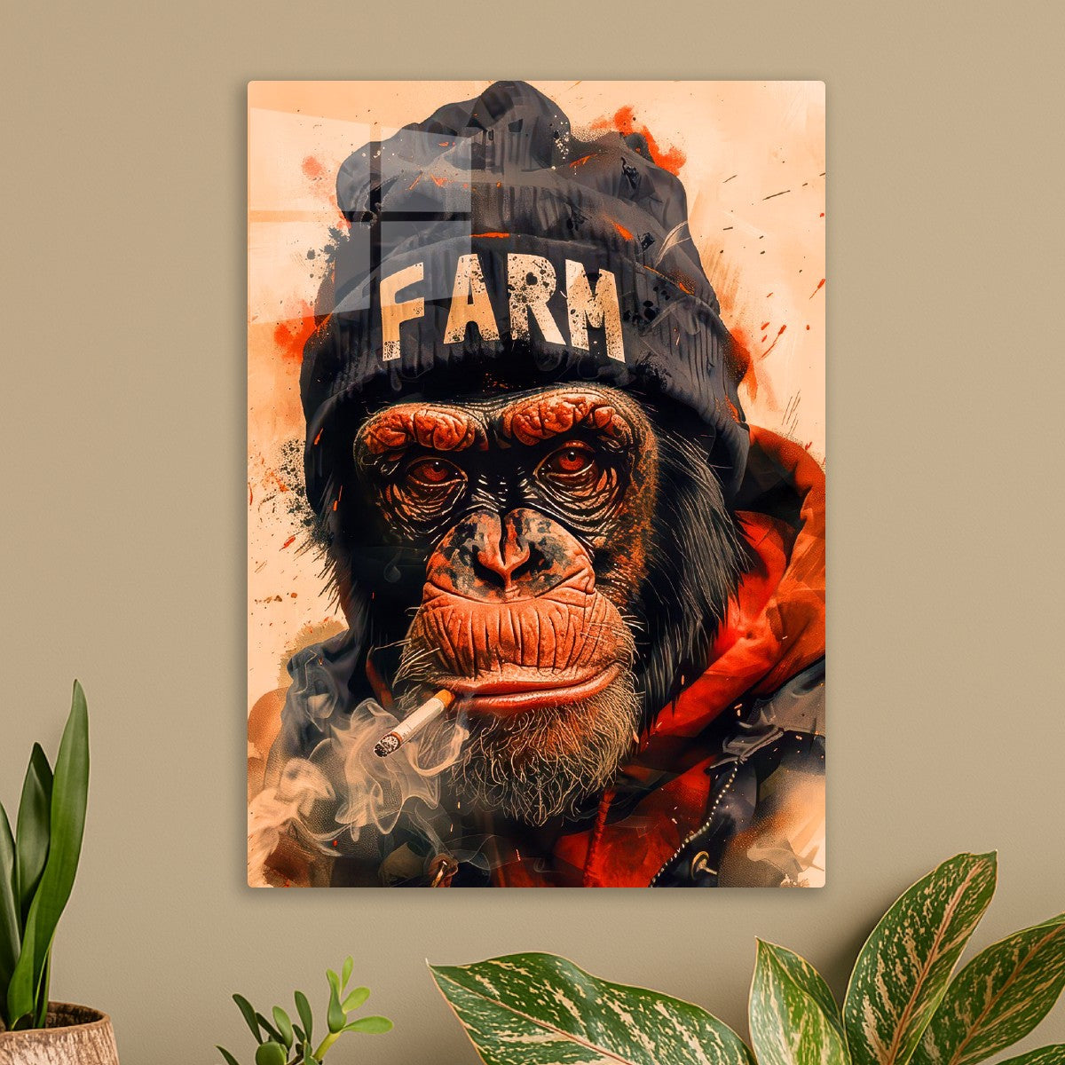 smoking monkey