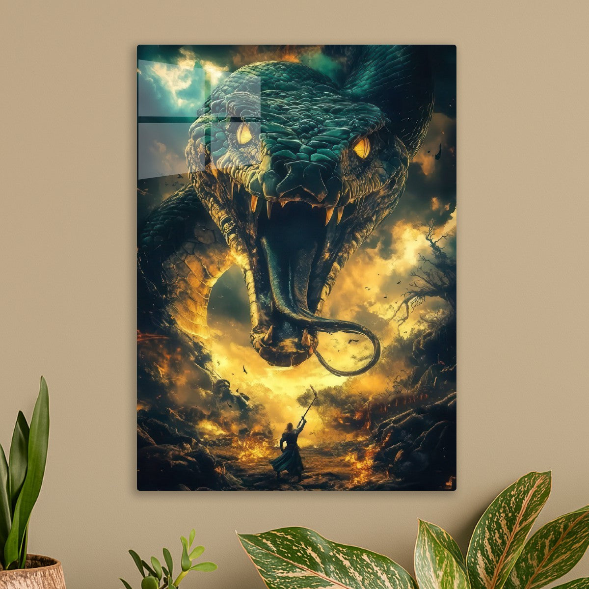 Giant Snake Confrontation