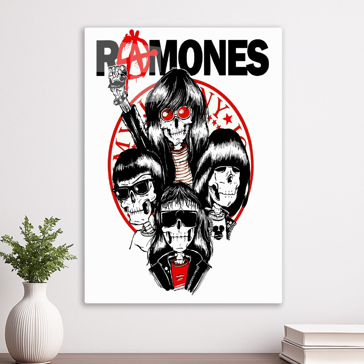 Ramones Band Skeleton Punk