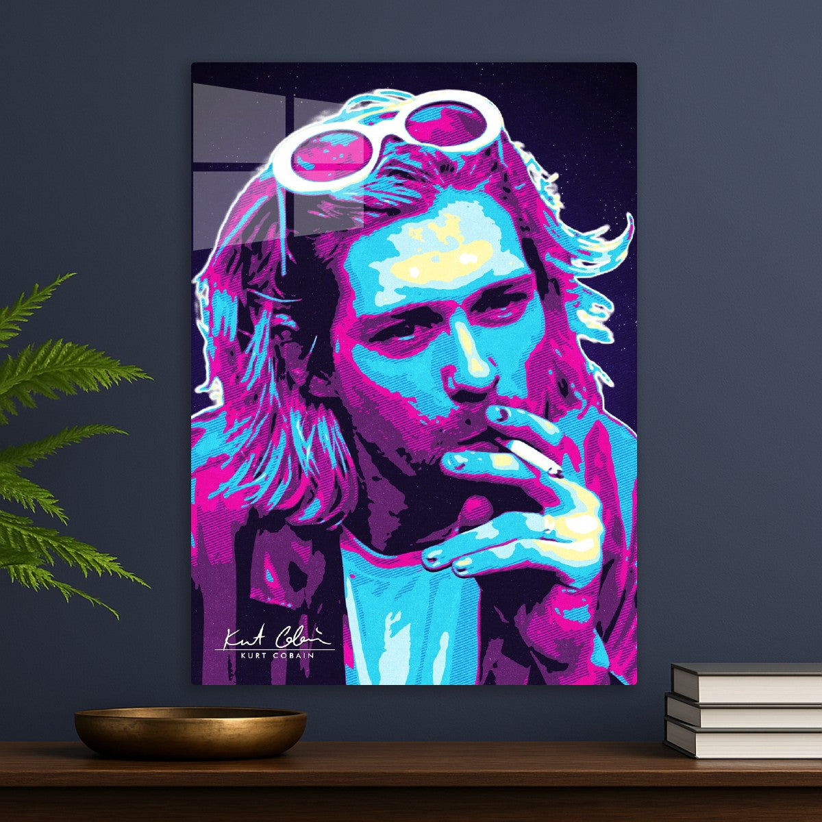 Kurt Cobain Nirvana Retro