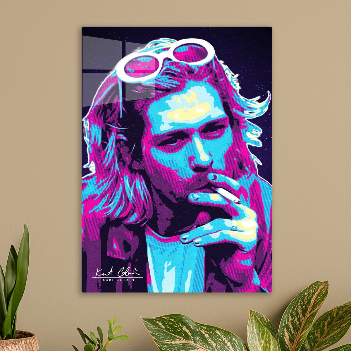 Kurt Cobain Nirvana Retro