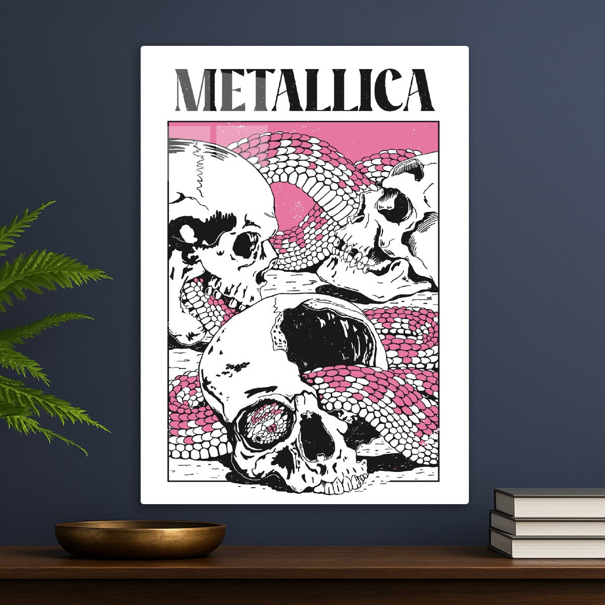 Metallica Skulls and Snake