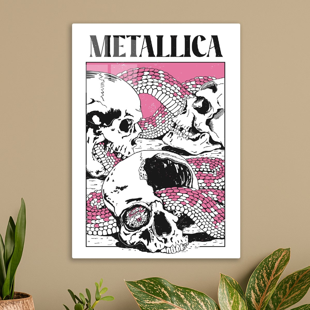 Metallica Skulls and Snake
