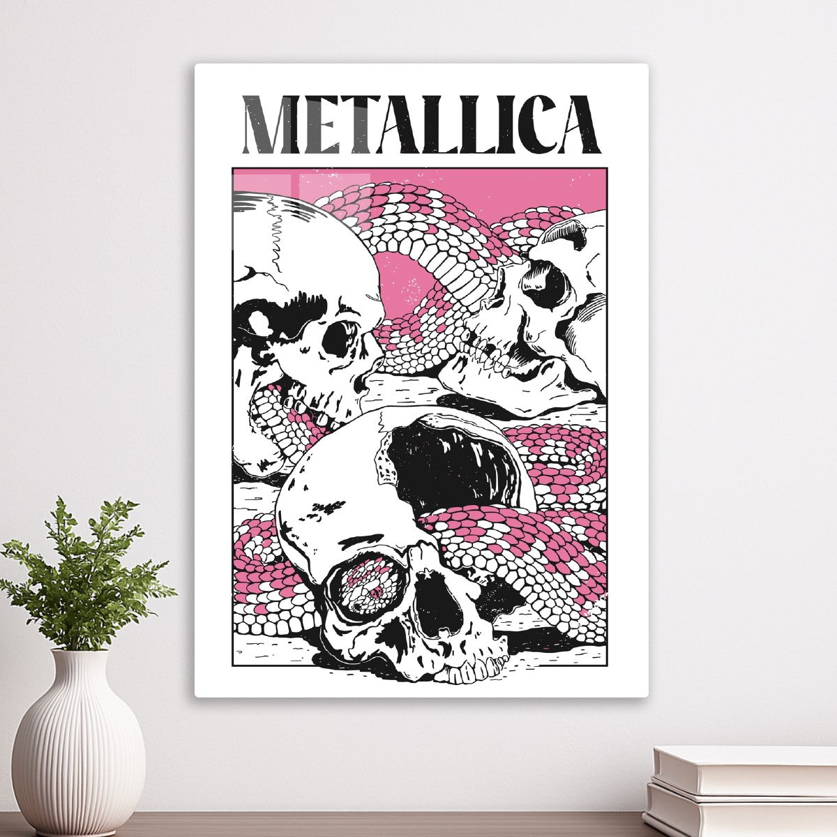 Metallica Skulls and Snake