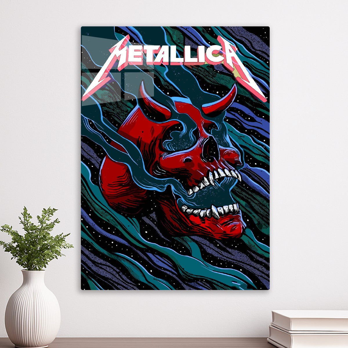 Metallica Devil Skull Poster