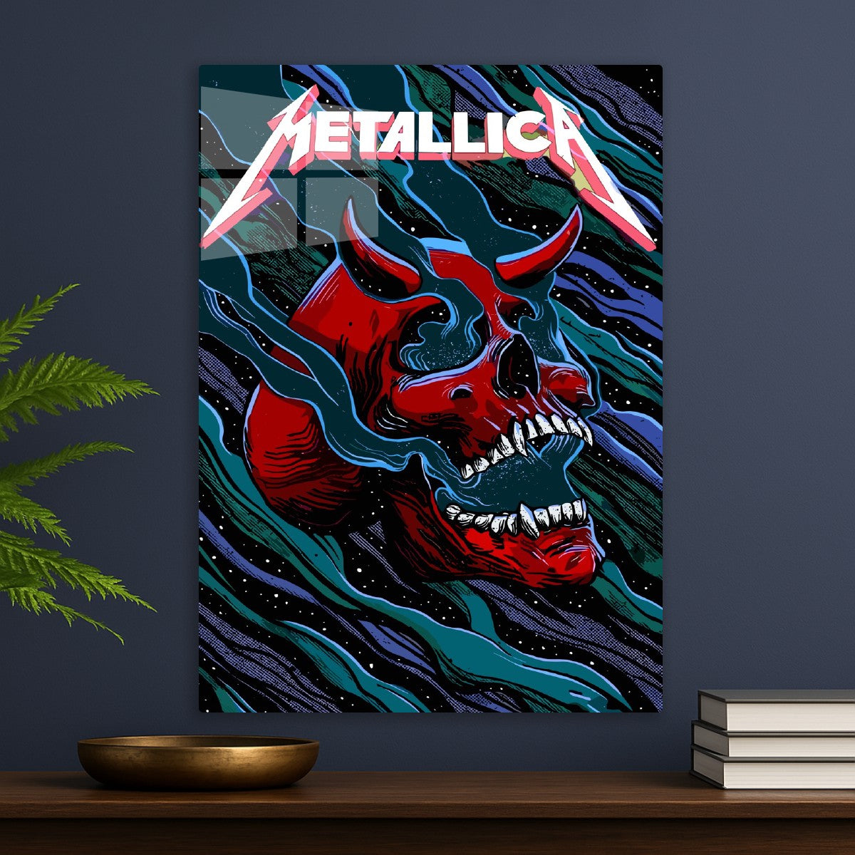 Metallica Devil Skull Poster