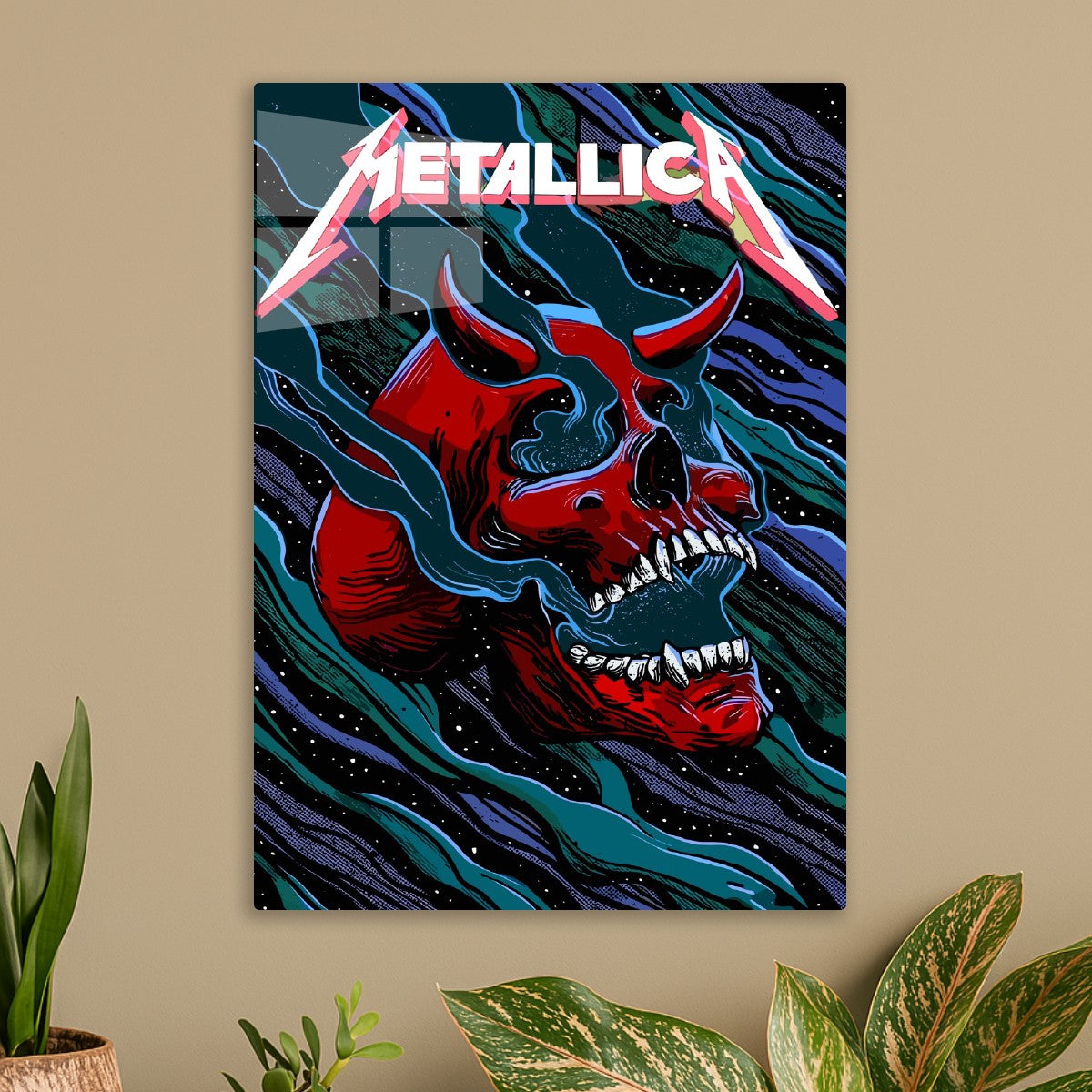 Metallica Devil Skull Poster