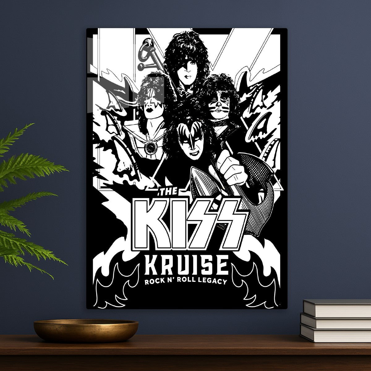 KISS Comic Book Cover Art