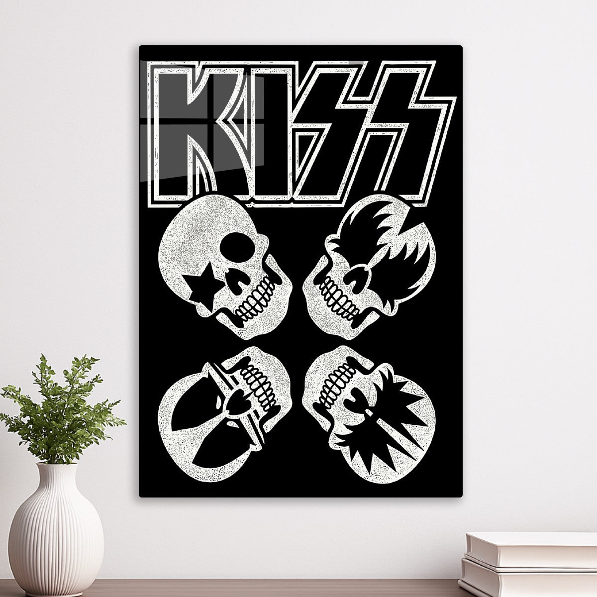 Kiss Skull Heads