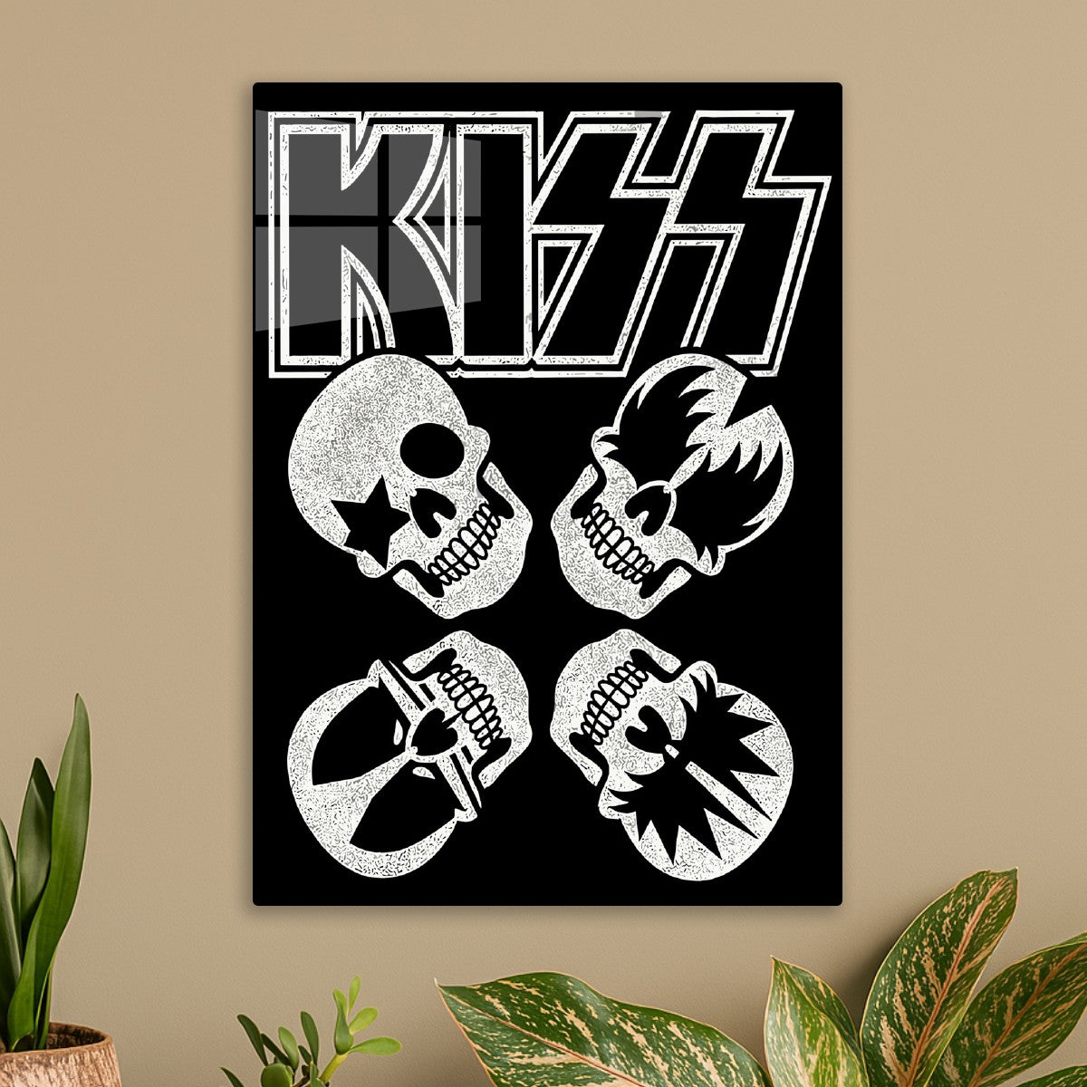 Kiss Skull Heads