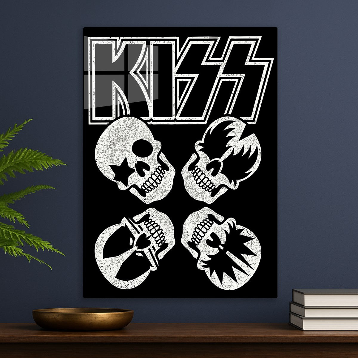 Kiss Skull Heads