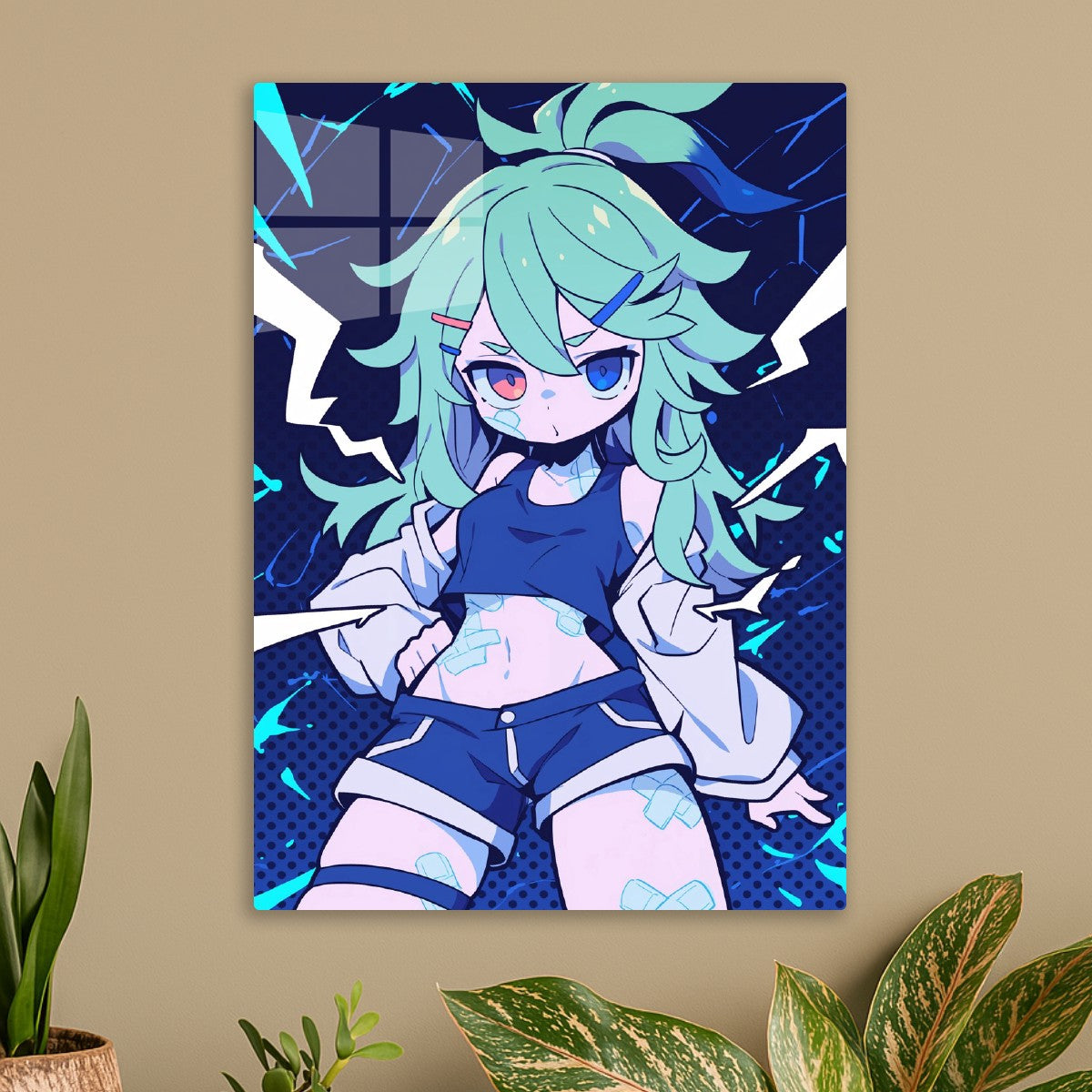 Anime Girl with Bandages