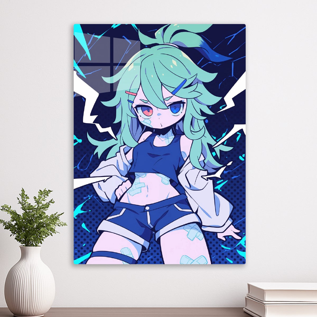 Anime Girl with Bandages