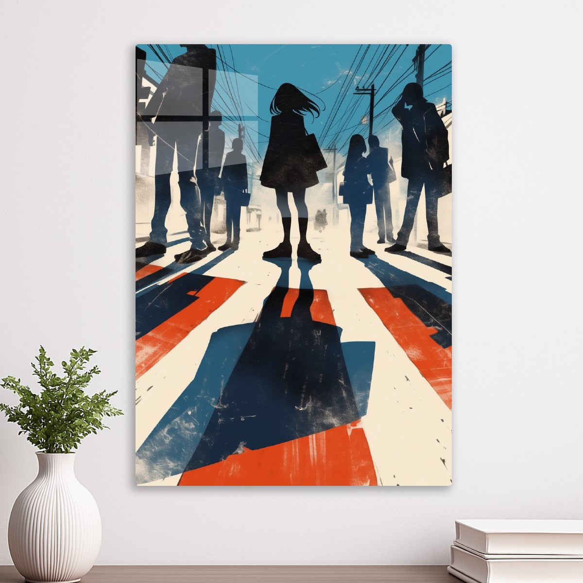 Cityscape with Silhouetted