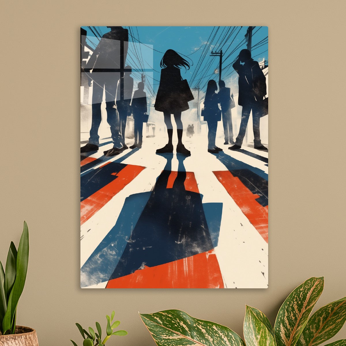 Cityscape with Silhouetted