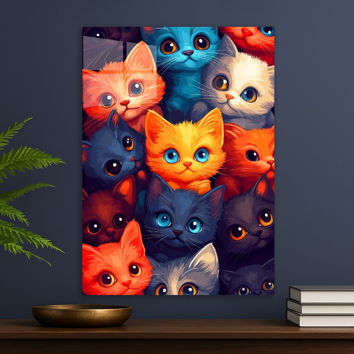 Colorful kittens