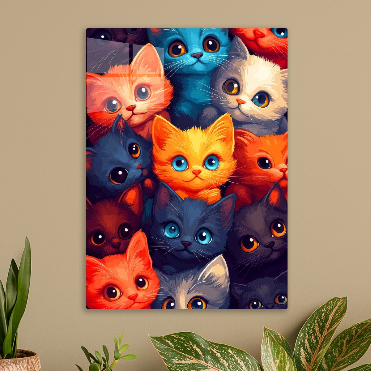 Colorful kittens