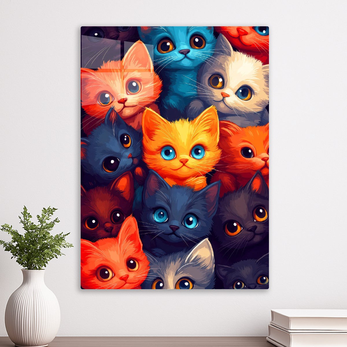 Colorful kittens