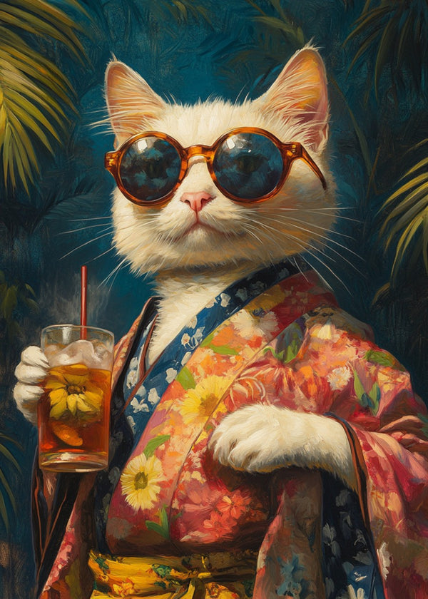Tropical Noir Cat
