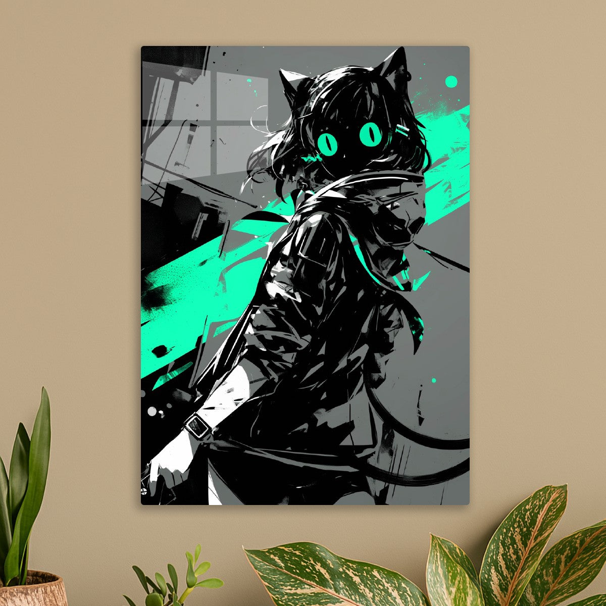 Cyberpunk Cat Girl