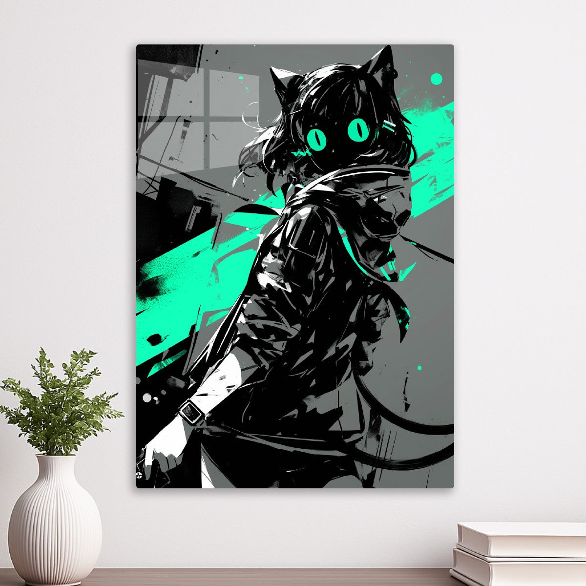Cyberpunk Cat Girl