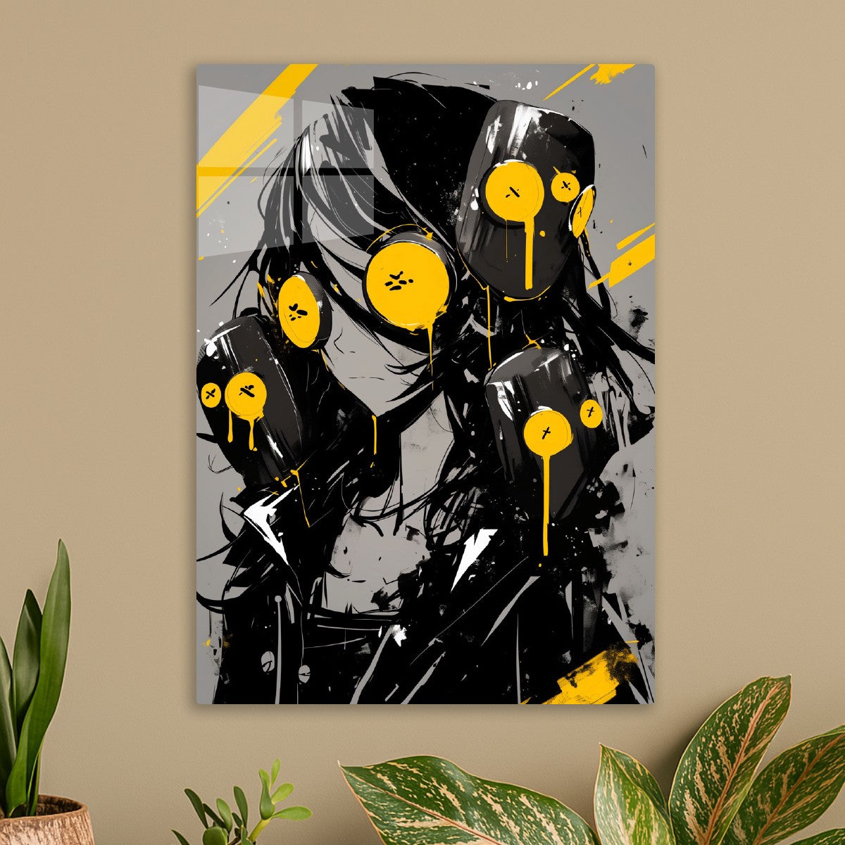 Abstract Figure with Masks