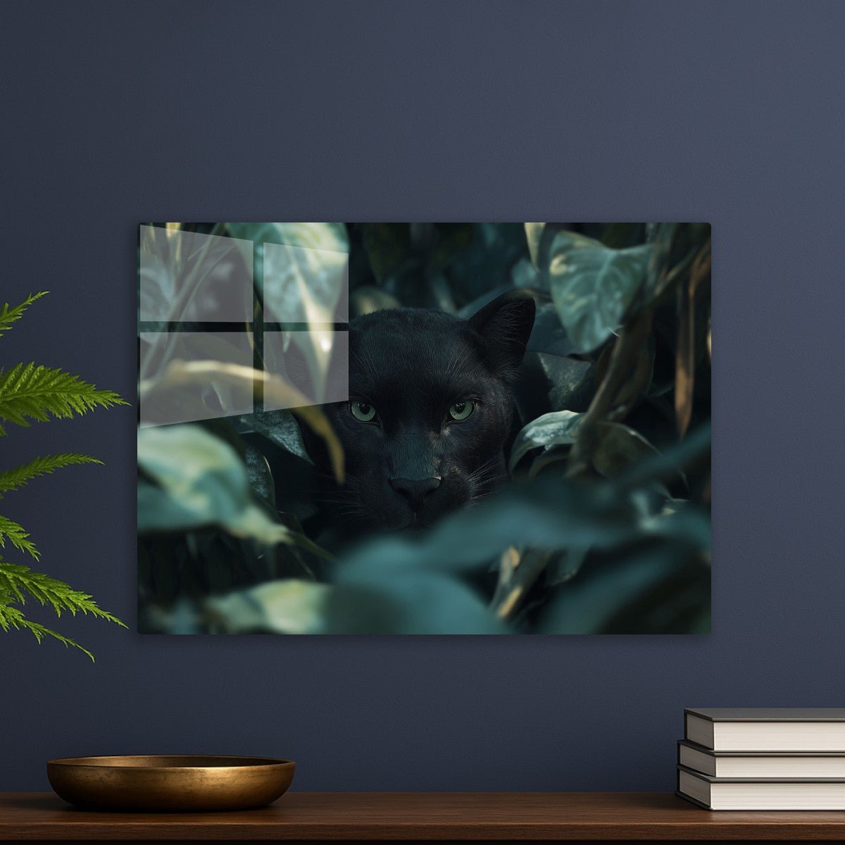 Black Panther in the Jungle