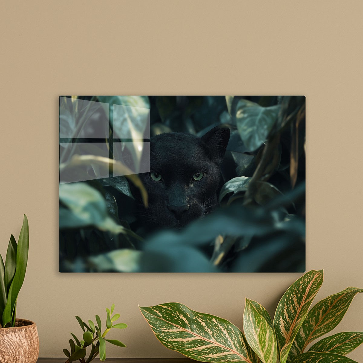 Black Panther in the Jungle