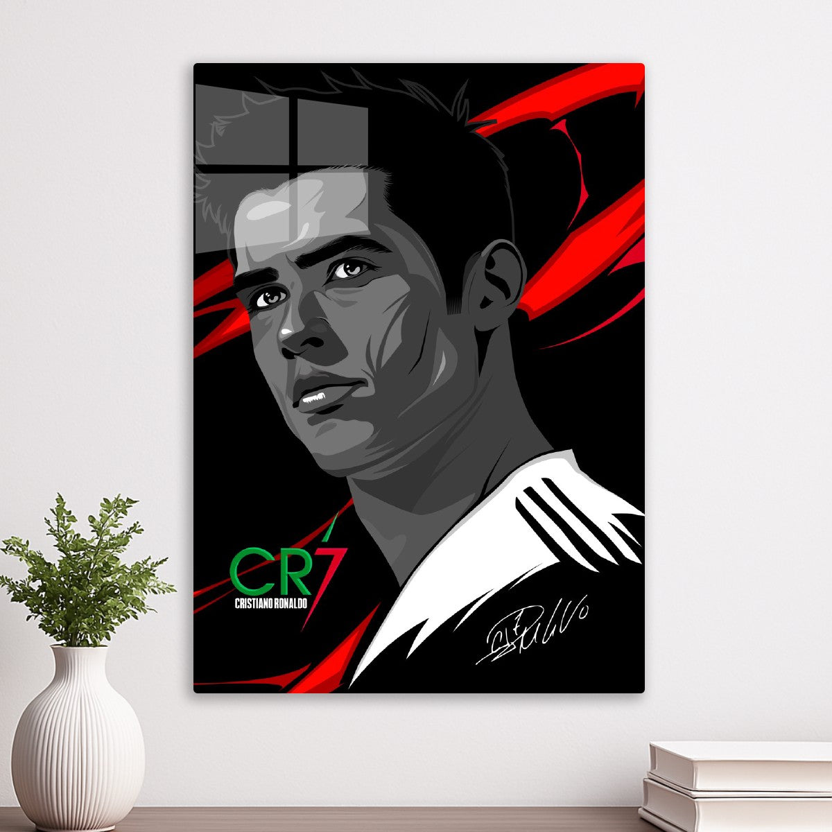 Cristiano Ronaldo  black white