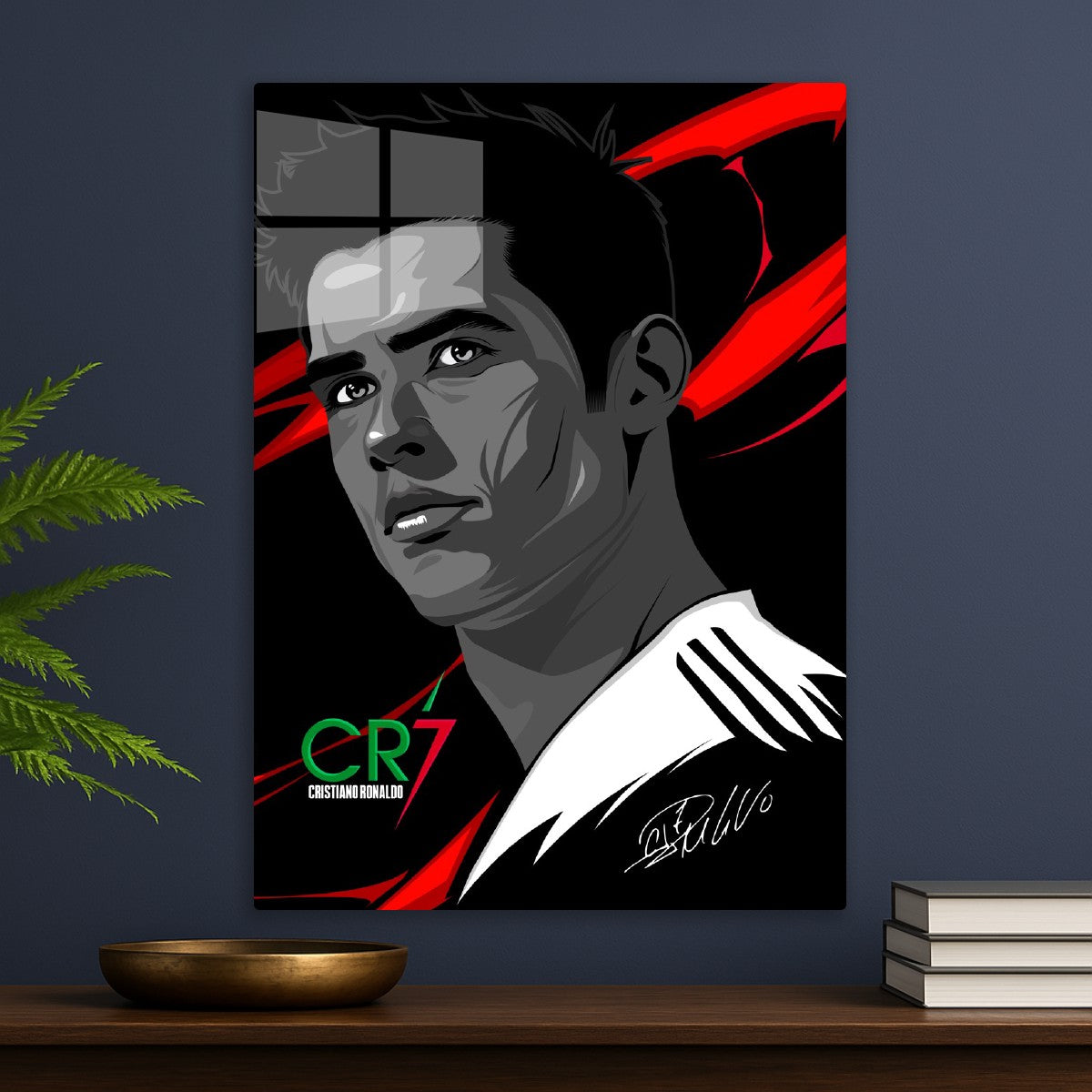 Cristiano Ronaldo  black white