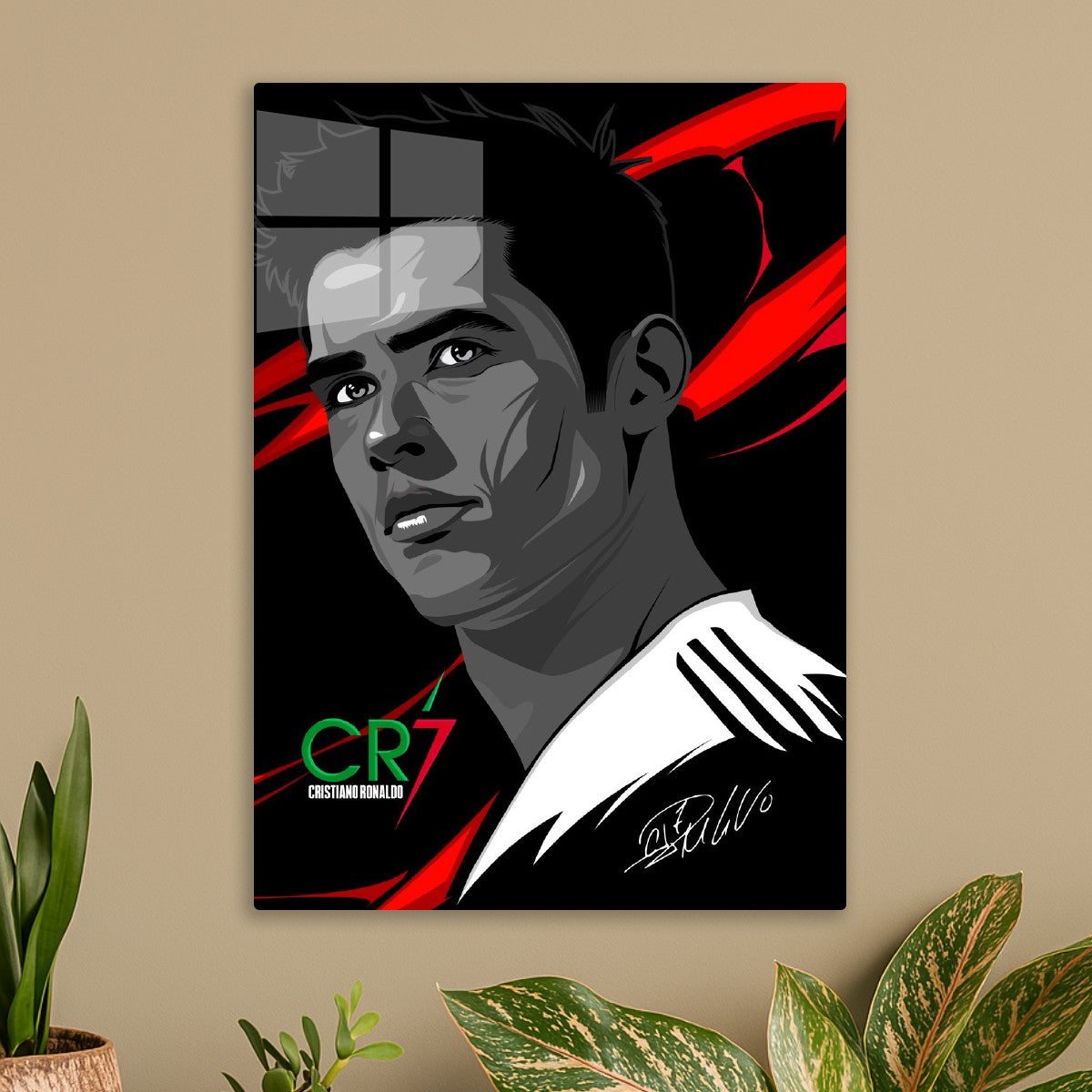 Cristiano Ronaldo  black white