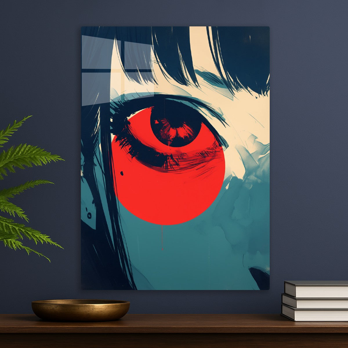 Red Eye Anime Girl