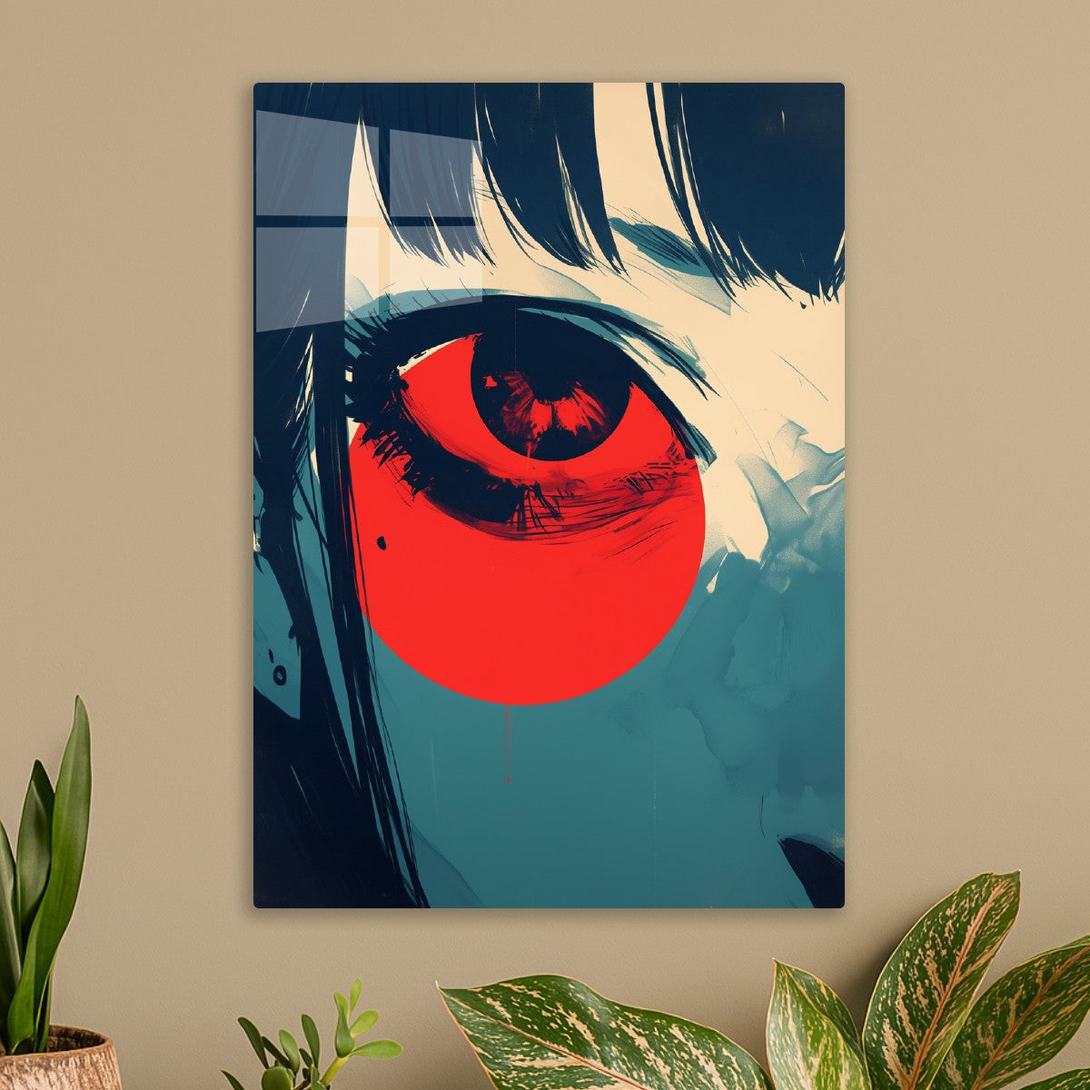 Red Eye Anime Girl