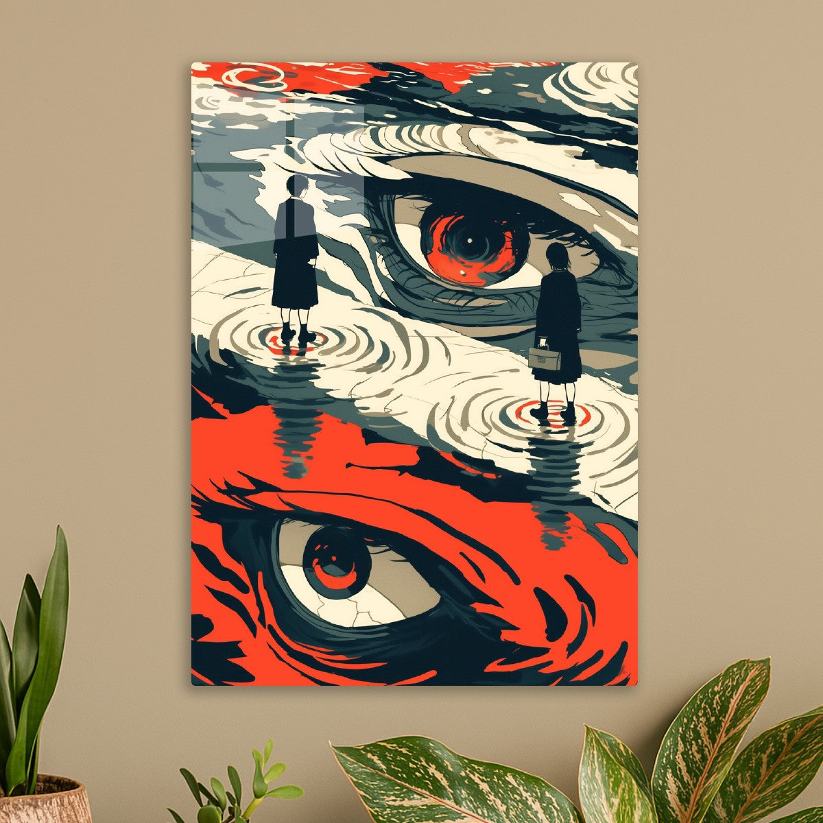 Eye Reflection with Figures