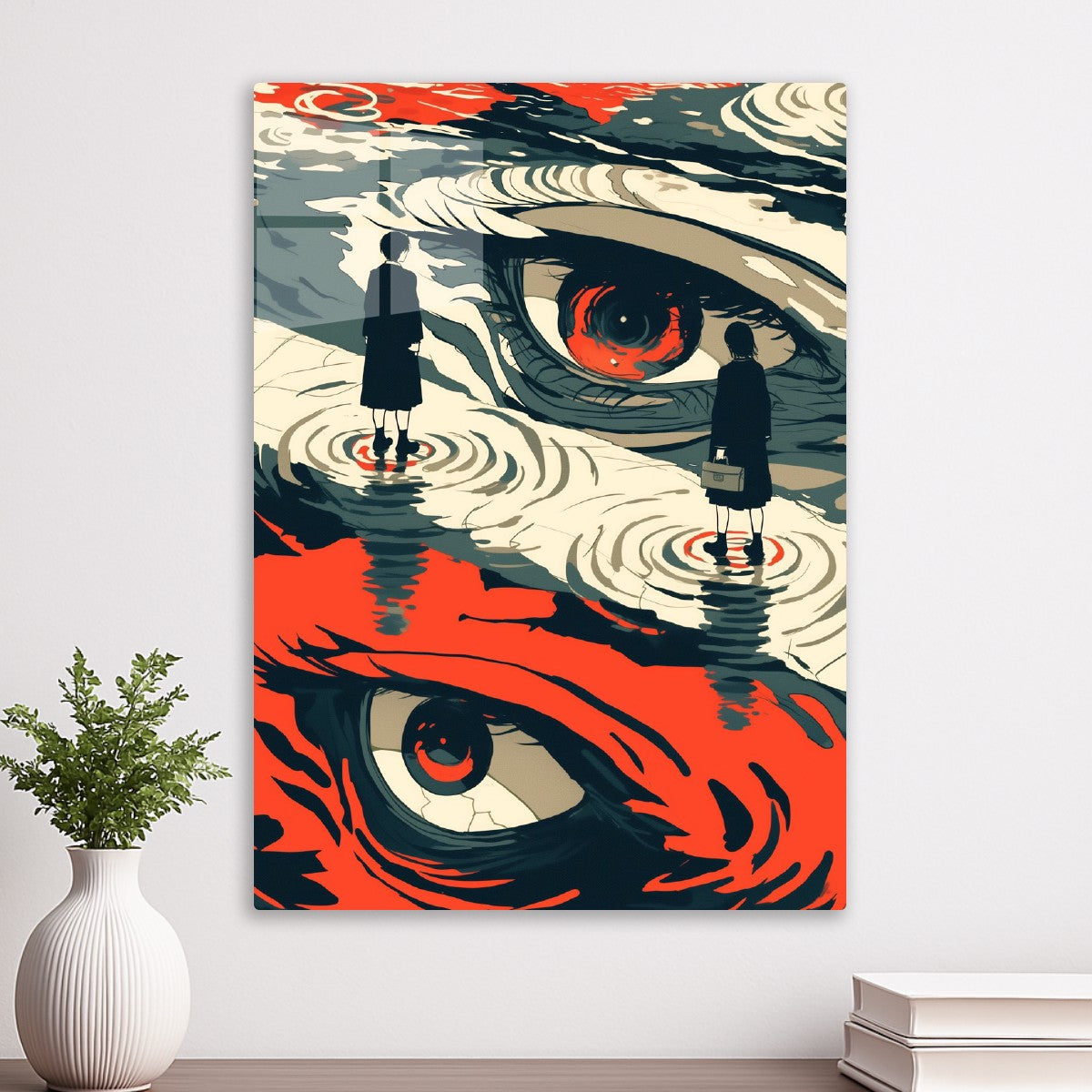 Eye Reflection with Figures