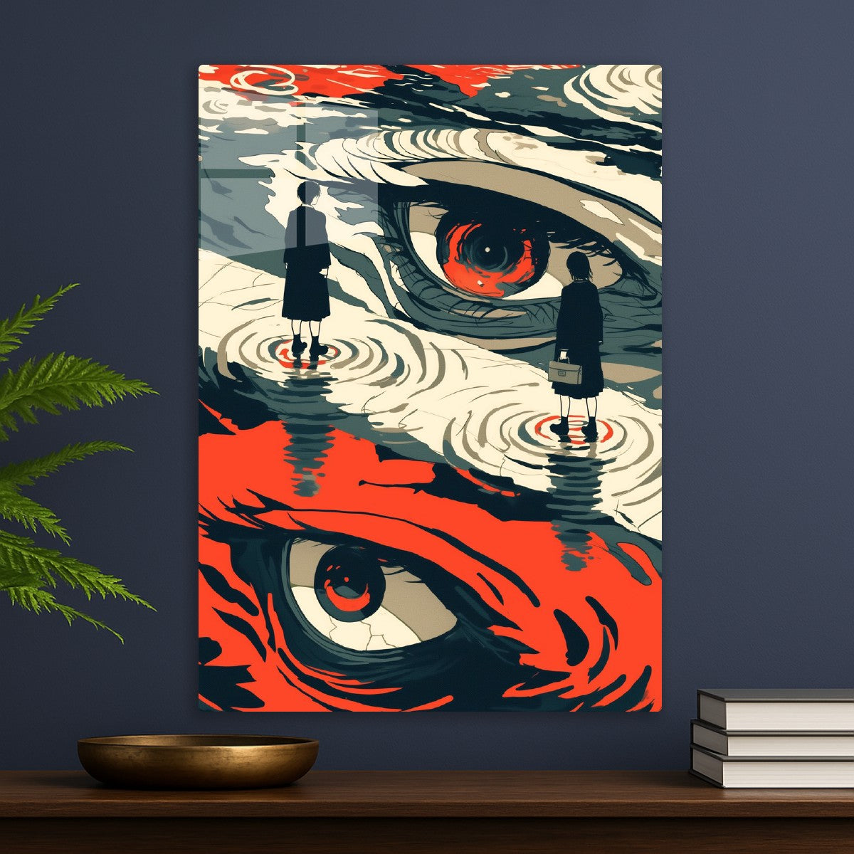 Eye Reflection with Figures