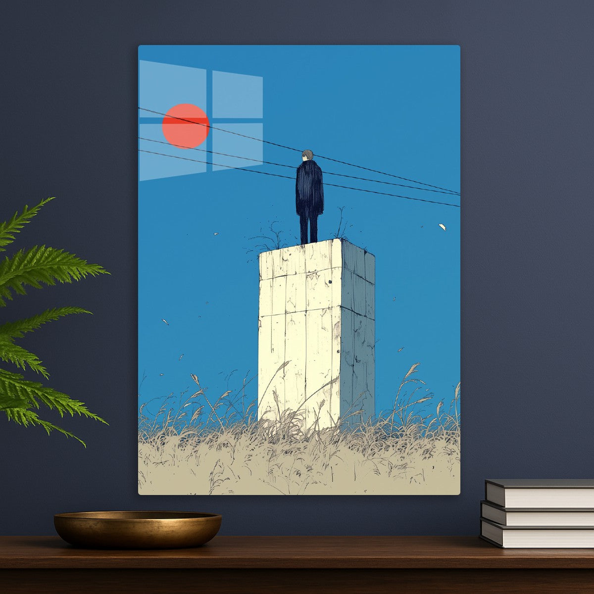 Solitude on a Concrete Tower