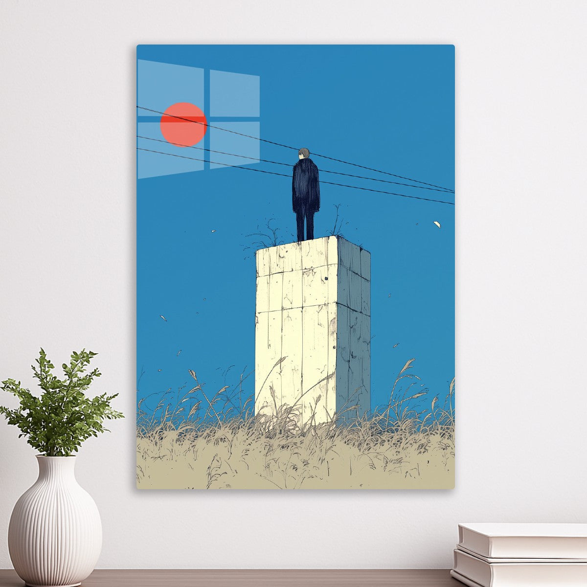 Solitude on a Concrete Tower