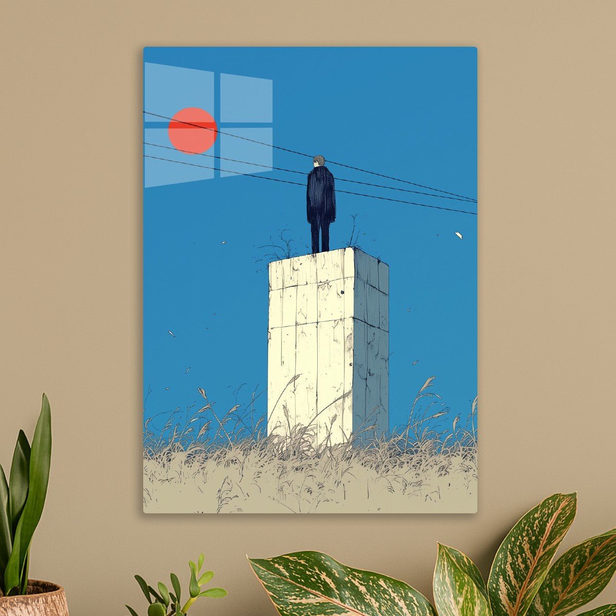 Solitude on a Concrete Tower